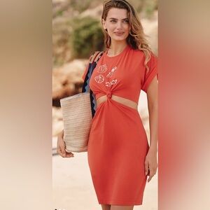 Anthropologie Celandine x Agathe Marty
Twist T-Shirt Midi Dress